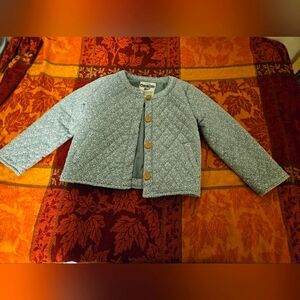 OshKosh B'gosh Quilted Jacket/3T/Sage Green